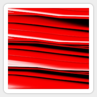 Red stripes Sticker